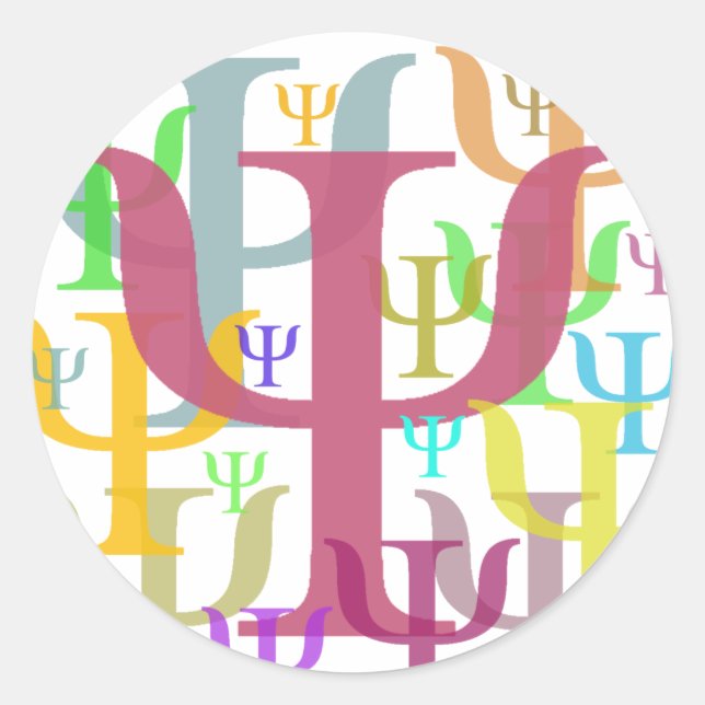 Adesivo Redondo Psi (Frente)