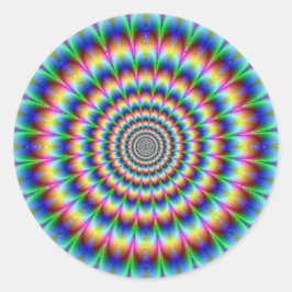 Adesivo Redondo Psychedelia