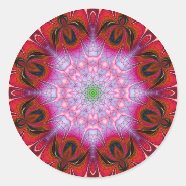 Adesivo Redondo PSYDALA 03 Sticker (Frente)