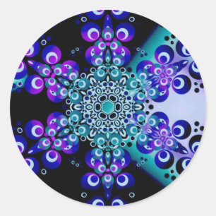 Adesivo Redondo Psypadrnica Sticker