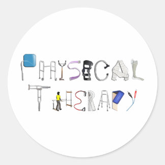 Adesivo Redondo PT no trabalho