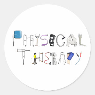 Adesivo Redondo PT no trabalho