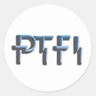 Adesivo Redondo PTFI Sticker