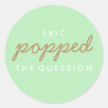 Pu a pergunta Popcorn Welcome Bag Sticker