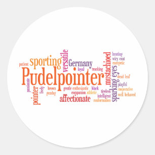 Adesivo Redondo Pudelpointer