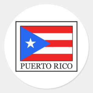 Adesivo Redondo Puerto Rico