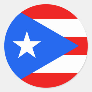 Adesivo Redondo Puerto Rico