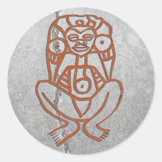 Adesivo Redondo Puerto Rico - deusa