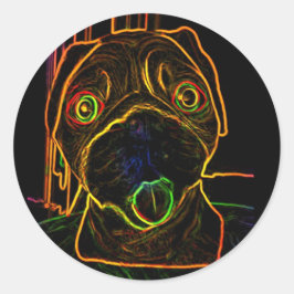 Adesivo Redondo Puggo