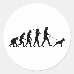 Adesivo Redondo Pugilista