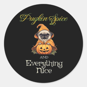 Adesivo Redondo Pugkin Spice E Tudo Bem