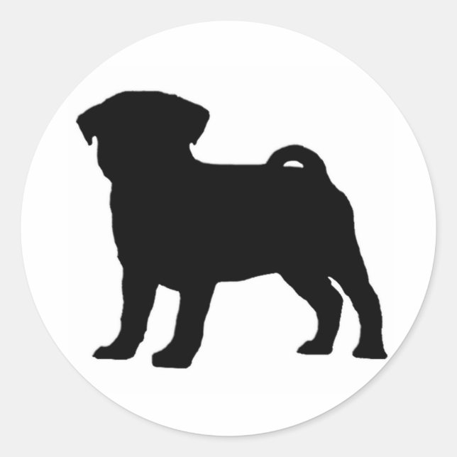 Adesivo Redondo PugPrint (Frente)