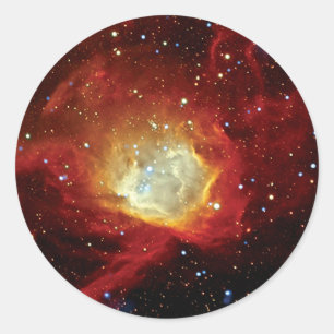 Adesivo Redondo Pulsar SXP 1062 Remanescente de Supernova NASA Fot