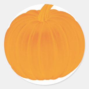 Adesivo Redondo Pumpkin comum