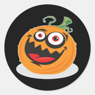Adesivo Redondo Pumpkin louco