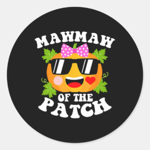 Adesivo Redondo Pumpkin Mawmaw Da Família De Dias de as Bruxas eng