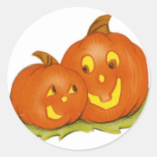 Adesivo Redondo Pumpkin Pals Hallowe'en Sticker