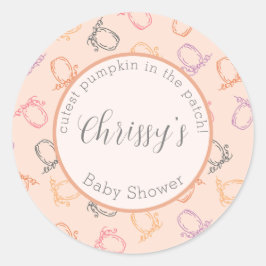 Adesivo Redondo Pumpkin Redondo Putest no Patch