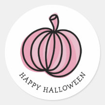 Pumpkin Rosa Feliz de Halloween