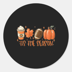 Adesivo Redondo Pumpkin Spice Pegbyll Este É O Prêmio De Queda