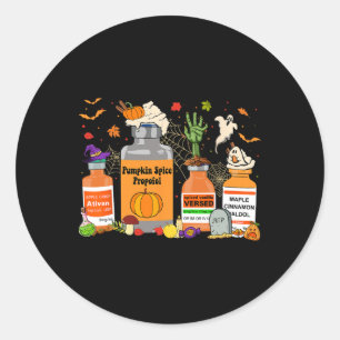 Adesivo Redondo Pumpkin Spice Propofol Ativan Vermelhidão Hallow