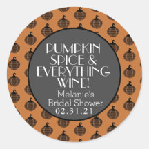 Pumpkin Spice Wine Fall Chá de panela