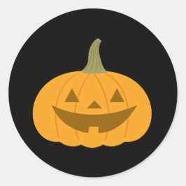 Adesivo Redondo Pumpkin Sticker