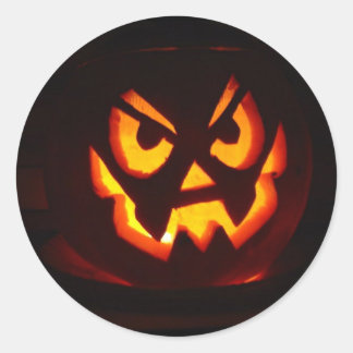 Adesivo Redondo Pumpkin Sticker