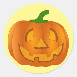 Adesivo Redondo Pumpkin Sticker