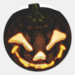 Adesivo Redondo Pumpkinhead