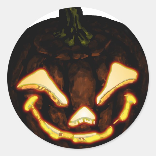 Adesivo Redondo Pumpkinhead (Frente)