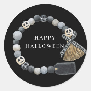 Adesivo Redondo Pumpkins do Partido Halloween