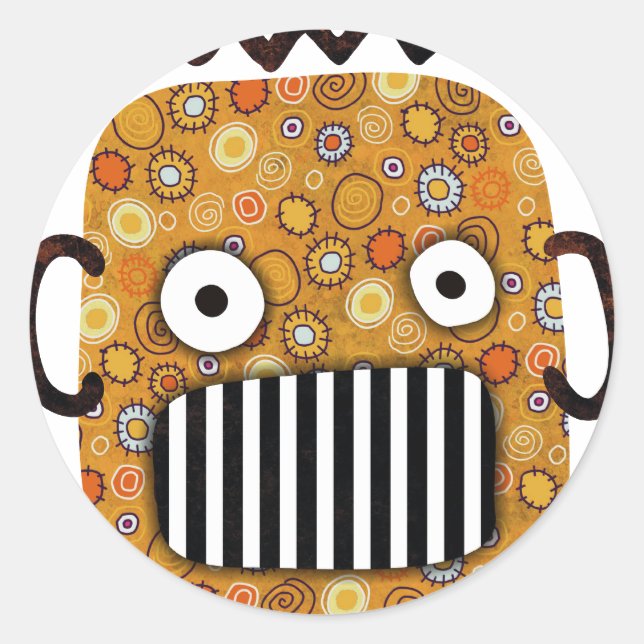 Adesivo Redondo punhetas! (Frente)