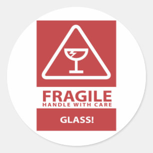 Adesivo Redondo Punho com cuidado