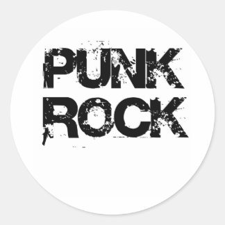 ADESIVO REDONDO PUNK ROCK