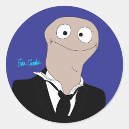 Adesivo Redondo Puppet looking at you