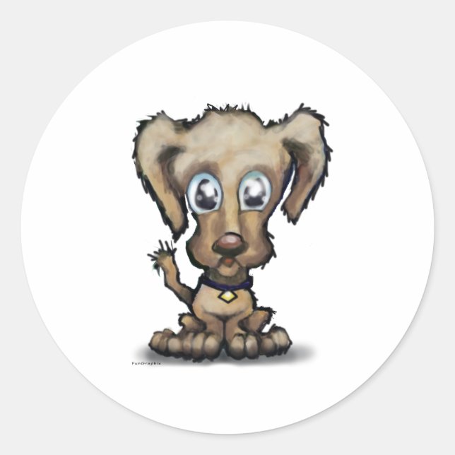 Adesivo Redondo Puppy (Frente)
