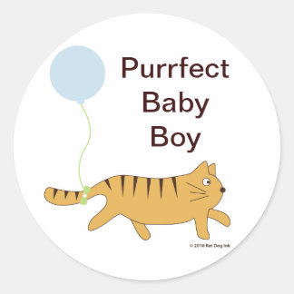 Adesivo Redondo Purfect Baby Boy Stickers