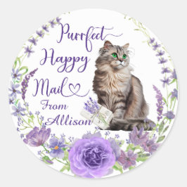 Adesivo Redondo Purfect Happy Mail Personalised Sticker