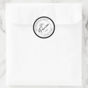 Adesivo Redondo Purim Personalizado Sticker