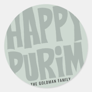 Adesivo Redondo Purim Round Sticker