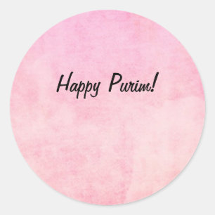 Adesivo Redondo Purim Sticker
