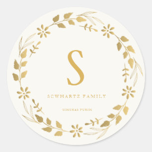 Adesivo Redondo Purim Sticker