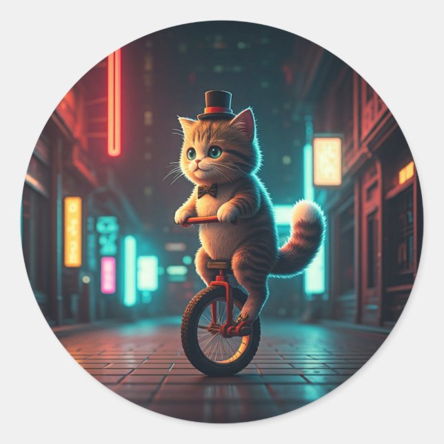 Adesivo Redondo Puro-efeito ixelado (Frente)