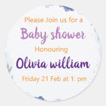 Púrpura e pó Blue Baby Bloom