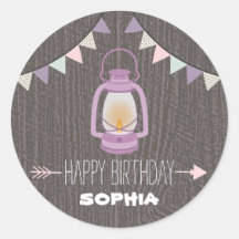 Púrpura Lanterna Acampada Abençoada