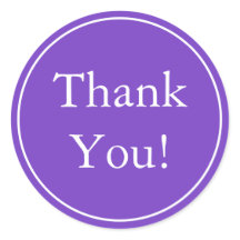 Púrpura Personalizada Obrigado Pinheiros e Etiquet