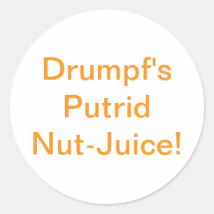 Adesivo Redondo Putrid Nut-Juice Hankamer Artjunkhaus Yum