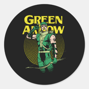 Adesivo Redondo Puxar Seta Verde