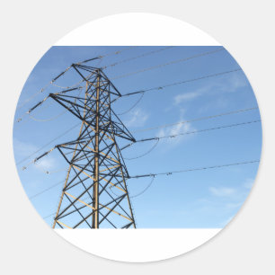 Adesivo Redondo Pylon elétrico